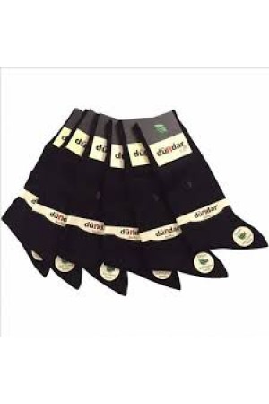 Dündar 6 li Erkek siyah yazlik Dikişsiz Bambu Çorap