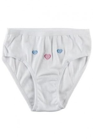 Tutku Kız 3 lu Çocuk Incebel Bato Işlemeli Külot